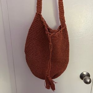 J.Crew Straw Crossbody Bag